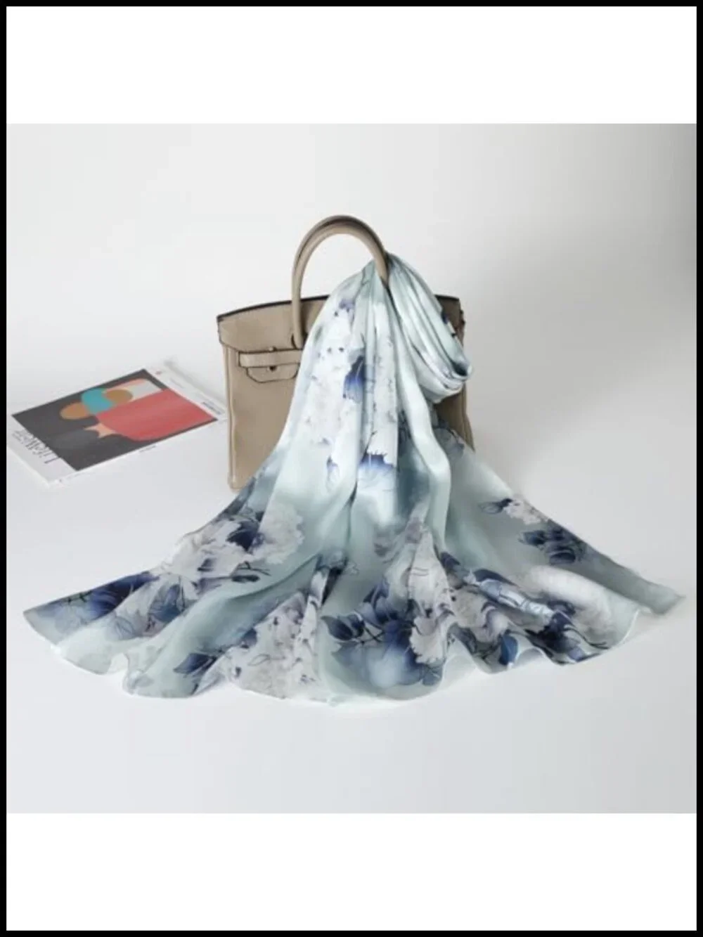 Large Silk Scarf for Women Hair Shawls and Wraps Evening Dresses Travel Scarf